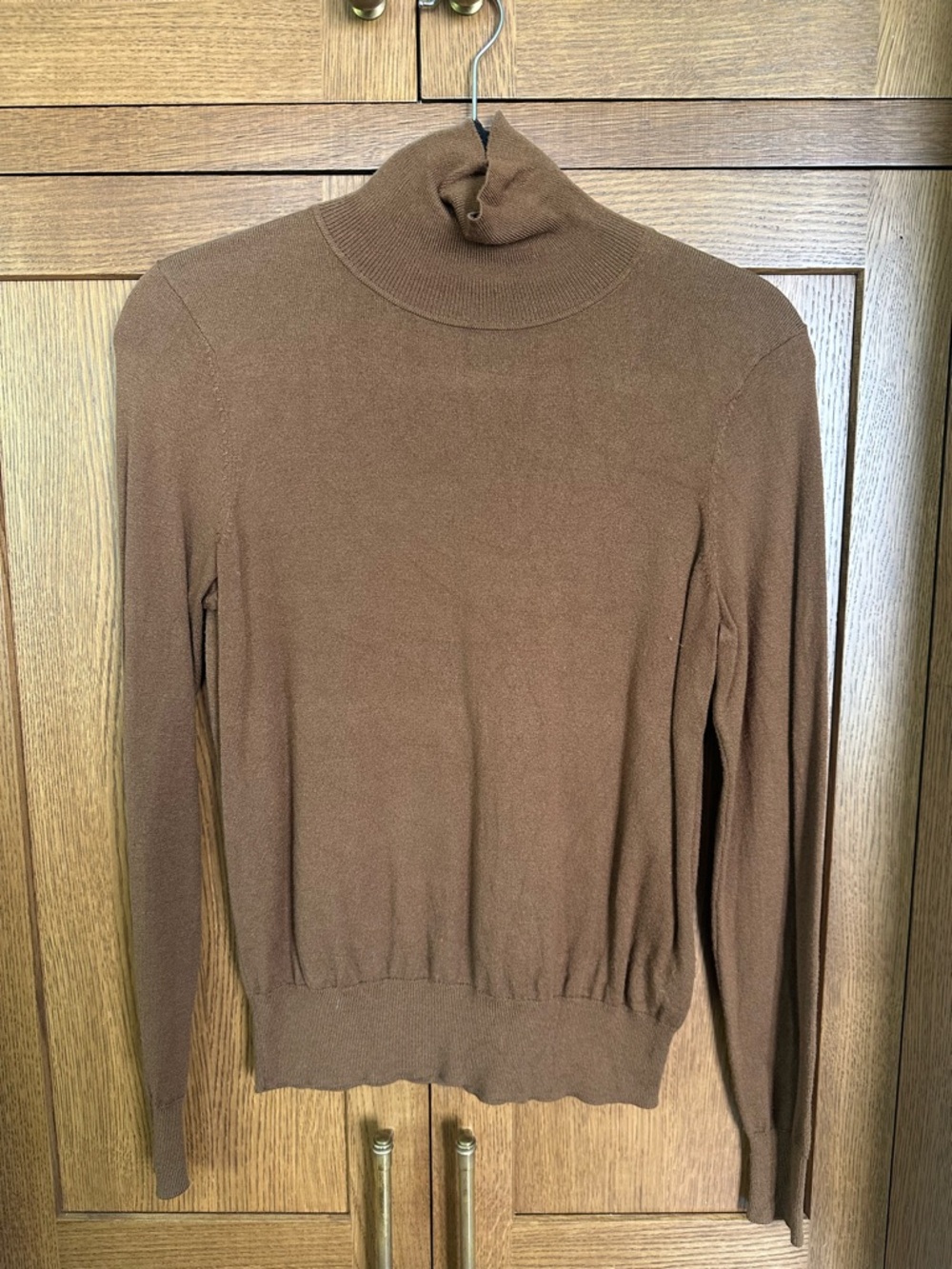 AYR Dark Camel Turtleneck Sweater